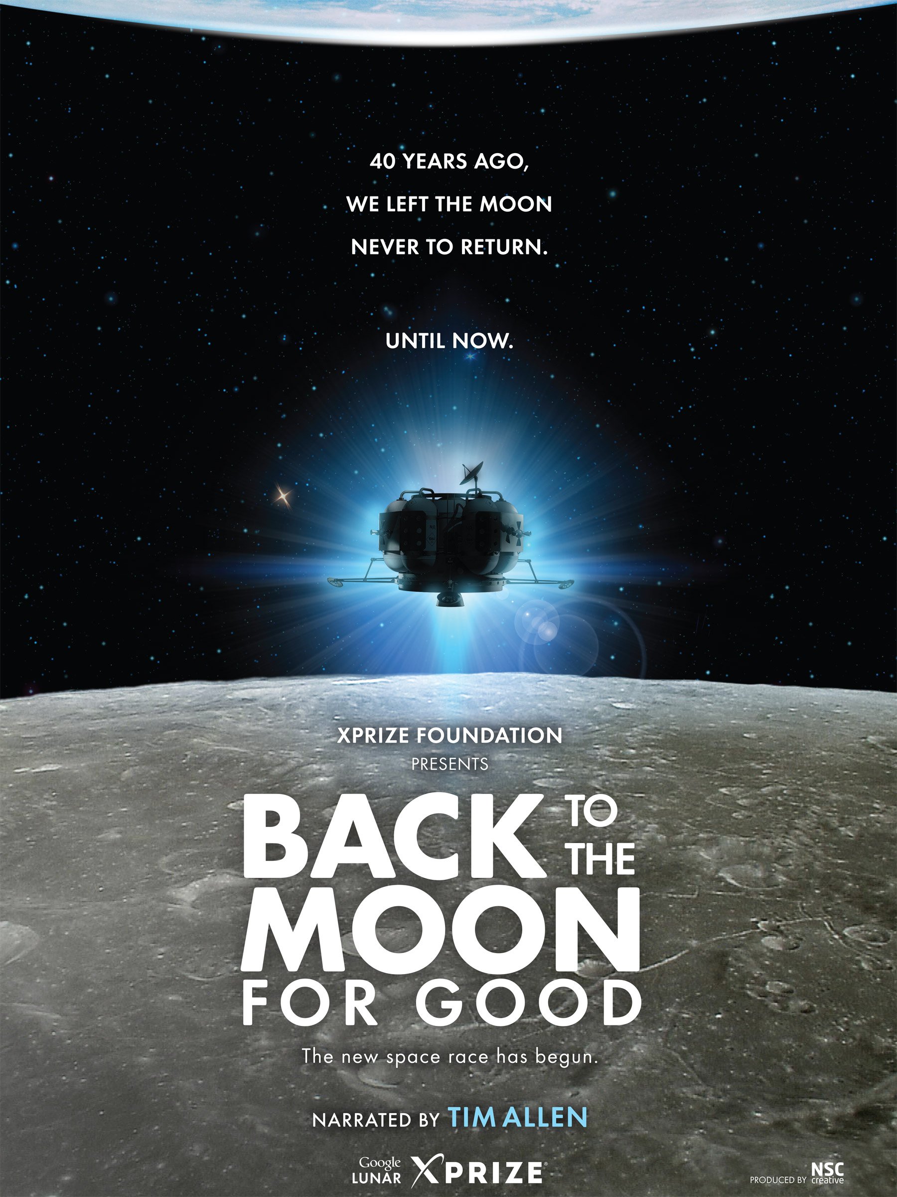 L'affiche du film Back to the Moon for Good