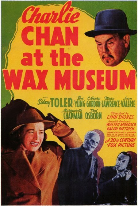 L'affiche du film Charlie Chan at the Wax Museum