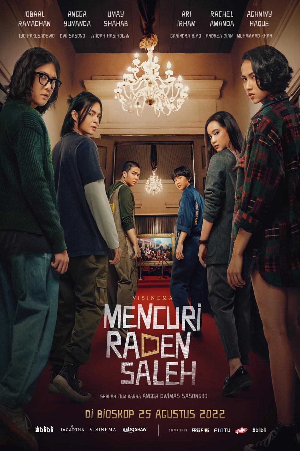 L'affiche originale du film Mencuri Raden Saleh en Indonésien