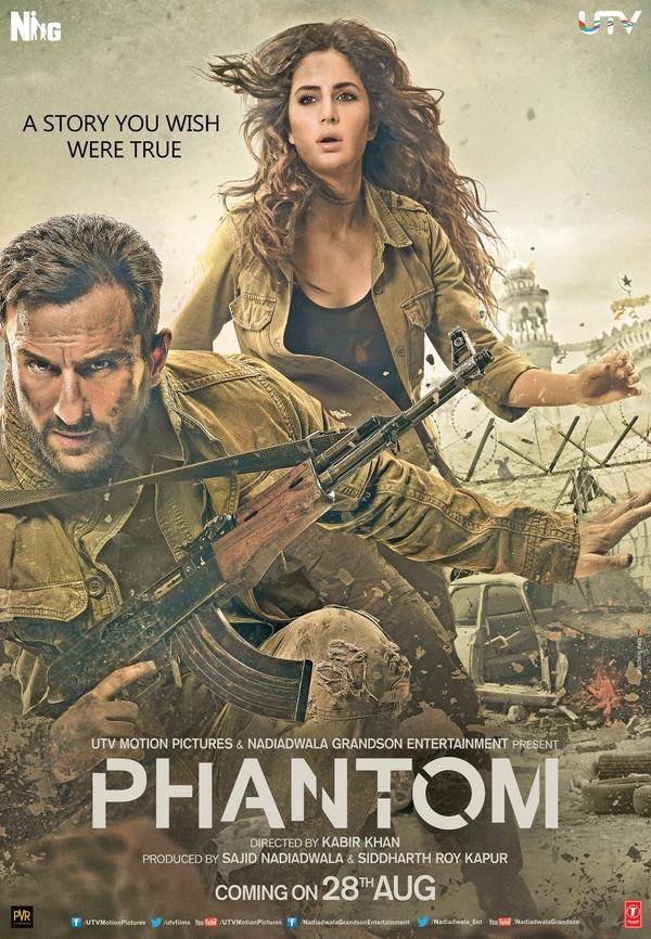 L'affiche originale du film Phantom en Hindi
