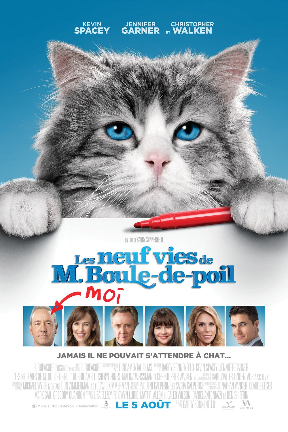 Poster of the movie Les Neuf vies de M. Boule-de-poil