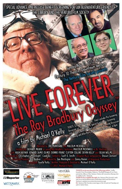L'affiche du film Live Forever: A Ray Bradbury Odyssey