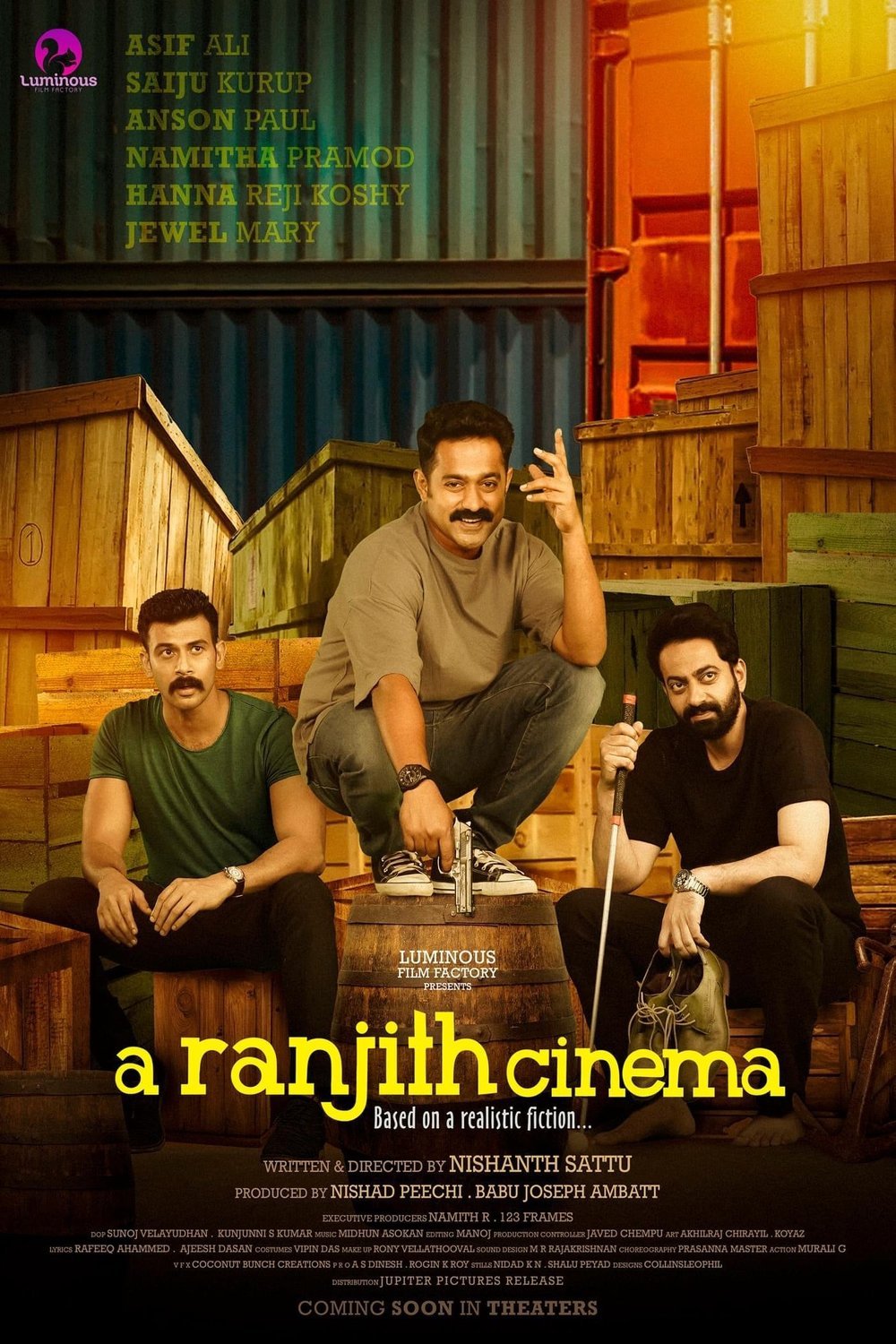 Malayalam poster of the movie A Ranjith Cinema