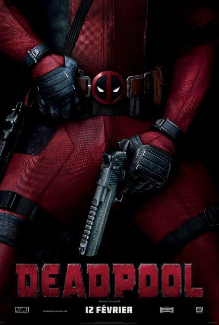 L'affiche du film Deadpool v.f.