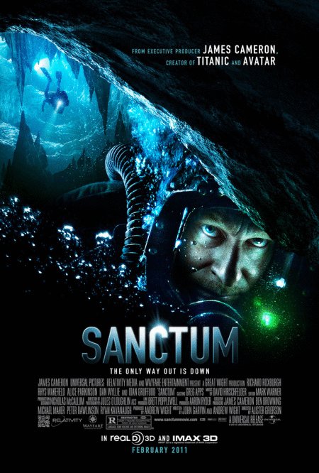 L'affiche du film Sanctum