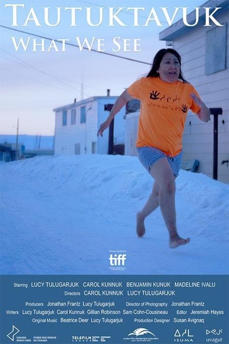 Inuktitut poster of the movie Tautuktavuk