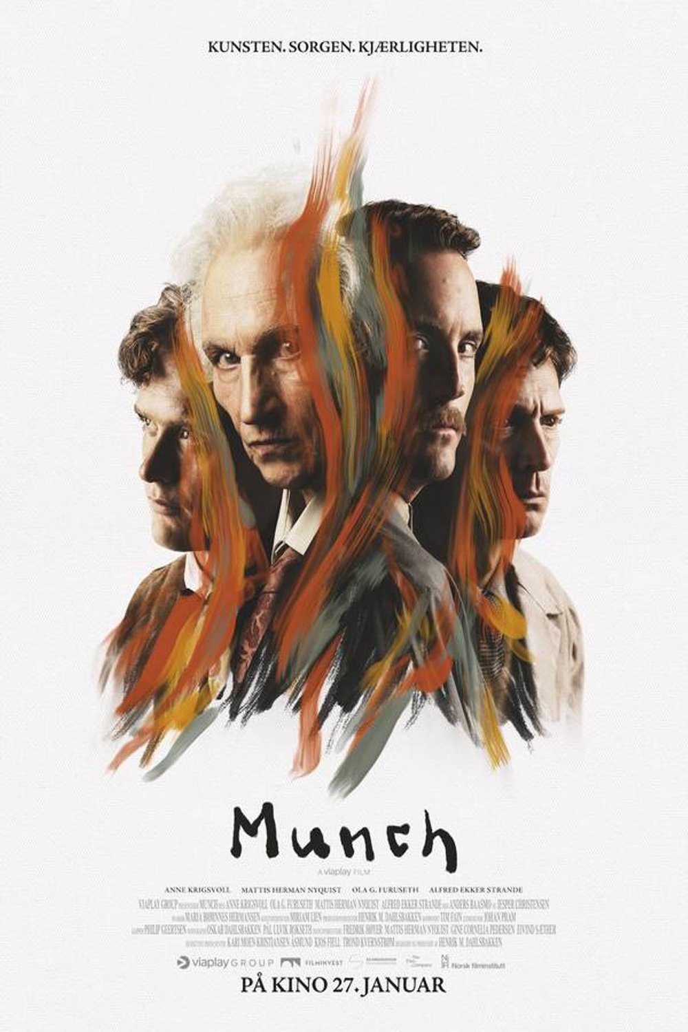 Norwegian poster of the movie Munch