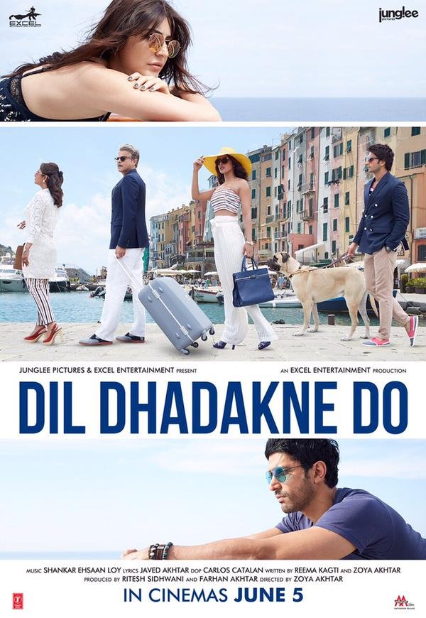 L'affiche originale du film Dil Dhadakne Do en Hindi