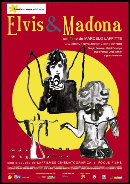 Portuguese poster of the movie Elvis & Madona