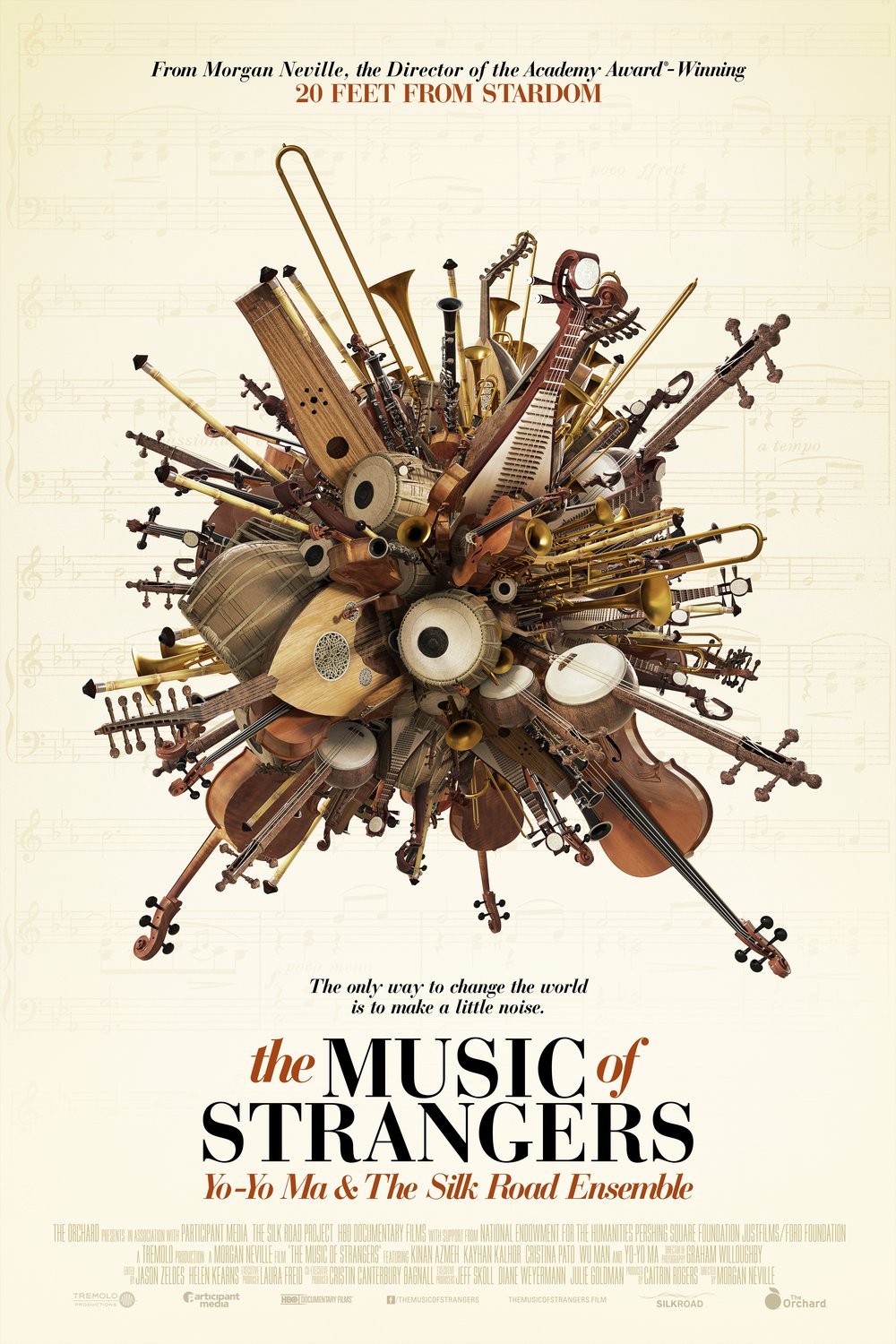 L'affiche du film The Music of Strangers: Yo-Yo Ma and the Silk Road Ensemble