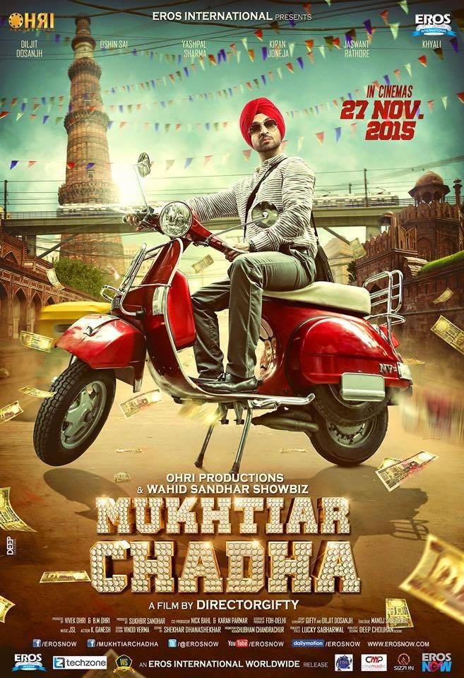 Punjabi poster of the movie Mukhtiar Chadha