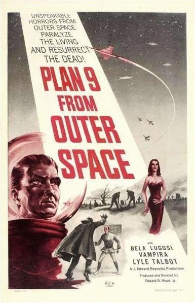 L'affiche du film Plan 9 From Outer Space