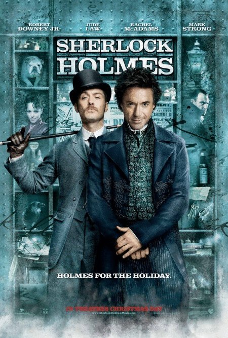 L'affiche du film Sherlock Holmes v.f.