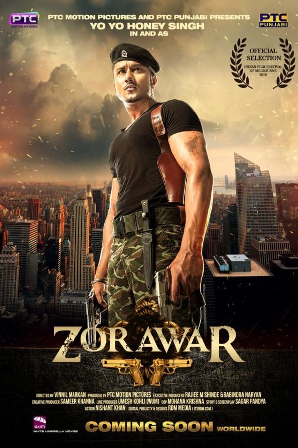 L'affiche originale du film Zorawar en Penjabi