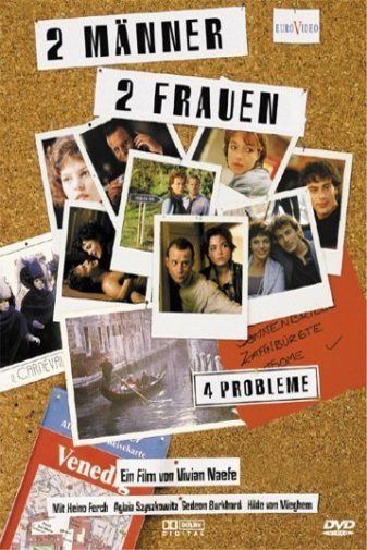 German poster of the movie 2 Hommes, 2 Femmes, 4 Problèmes
