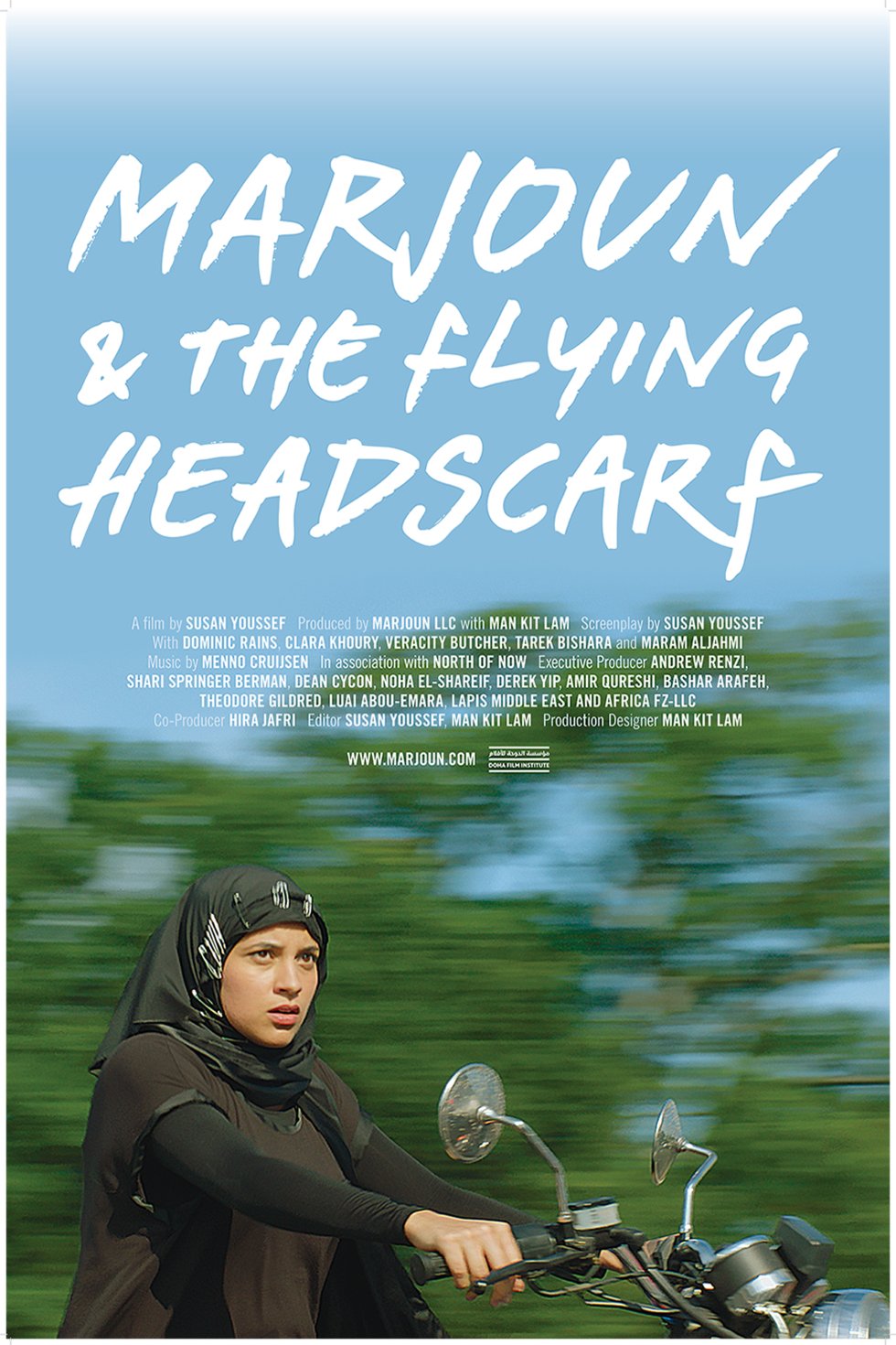 L'affiche du film Marjoun and the Flying Headscarf
