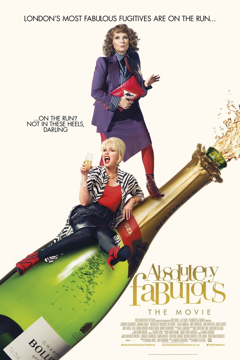 L'affiche du film Absolutely Fabulous: The Movie