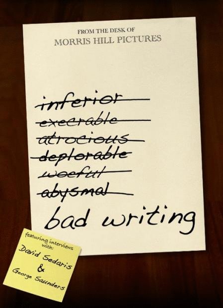 L'affiche du film Bad Writing
