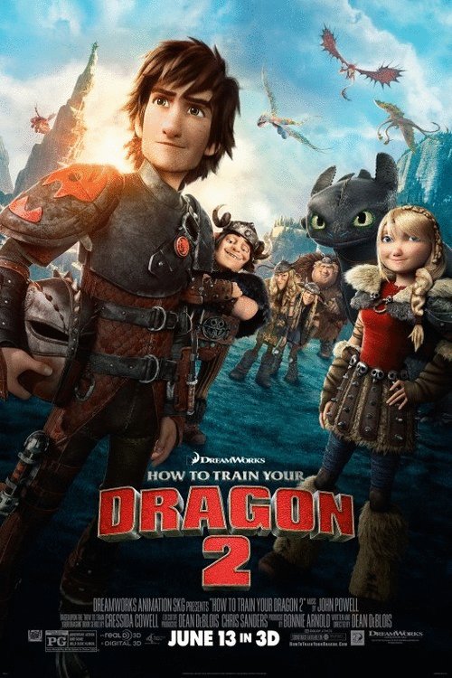 L'affiche du film Dragons 2 v.f.