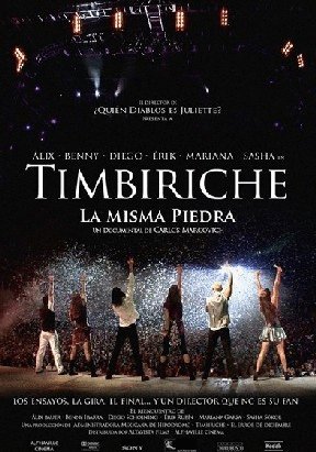 Spanish poster of the movie Timbiriche, La Misma Piedra