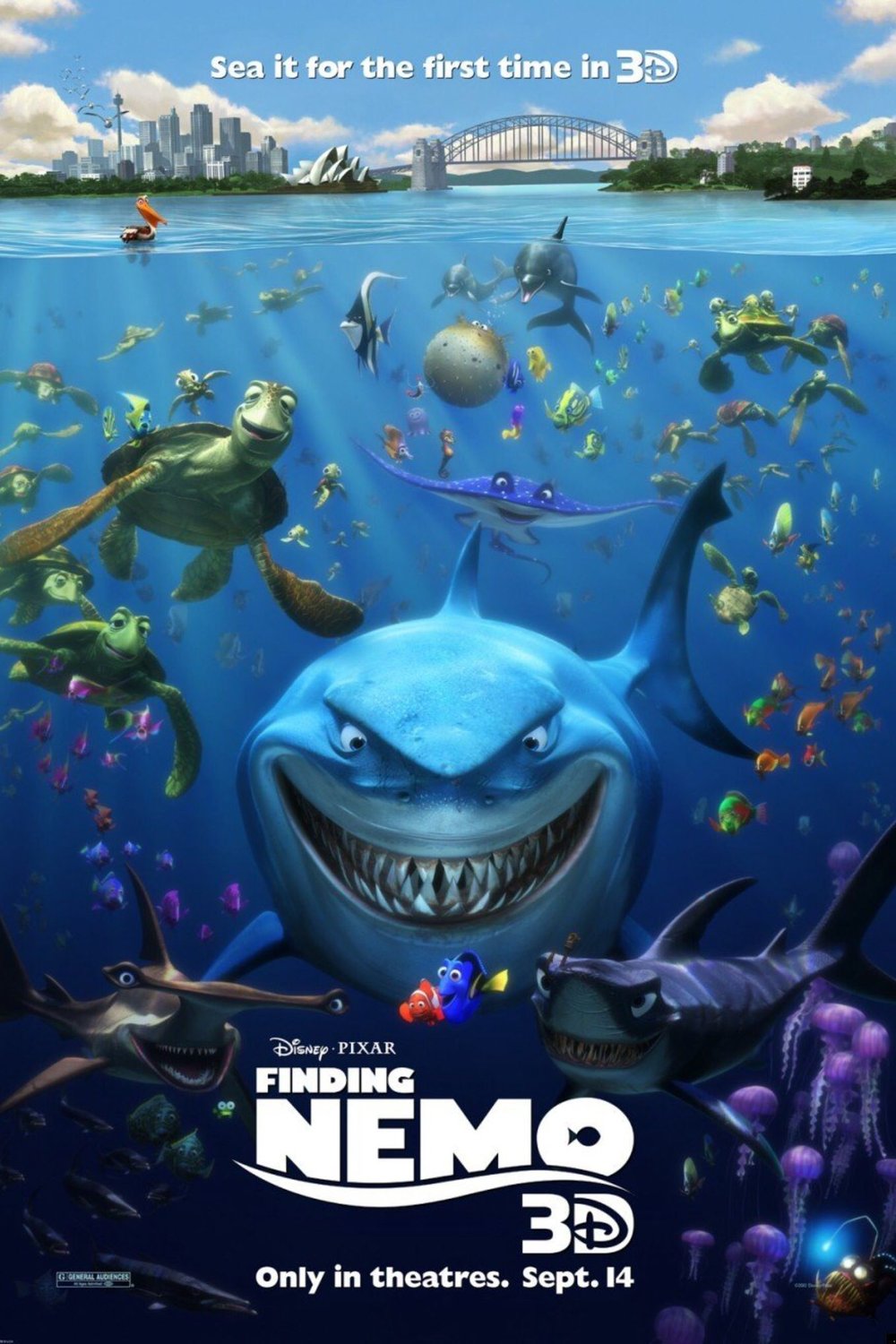 L'affiche du film Trouver Nemo