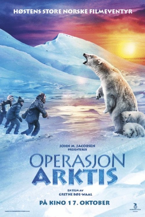 L'affiche originale du film Operation Arctic en norvégien