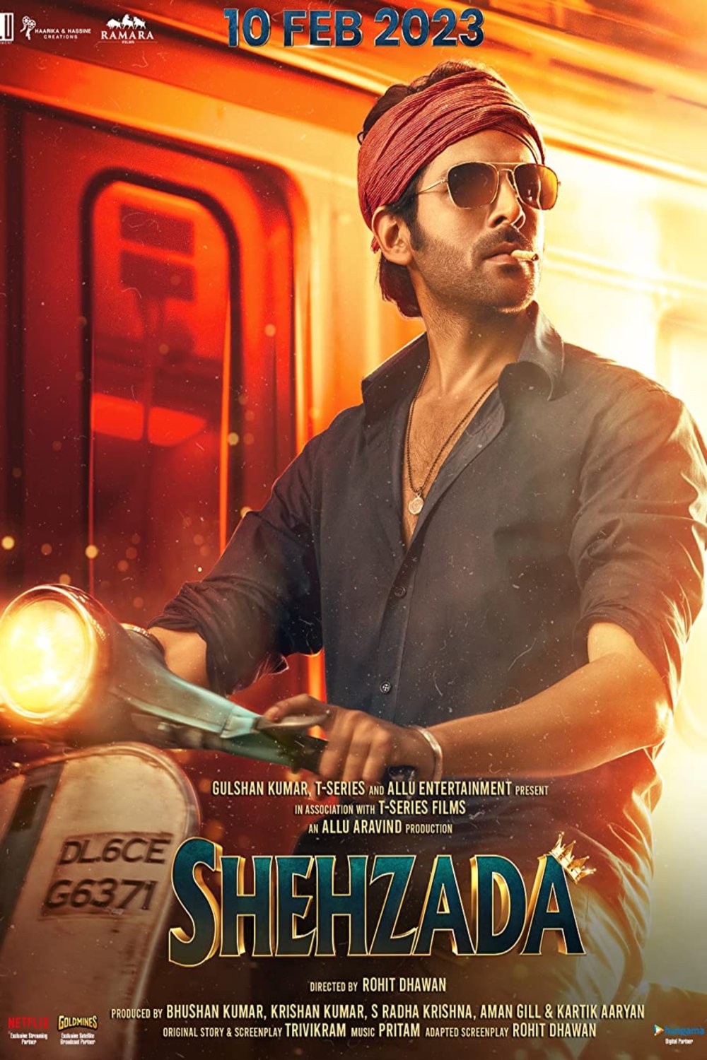 Hindi poster of the movie Shehzada