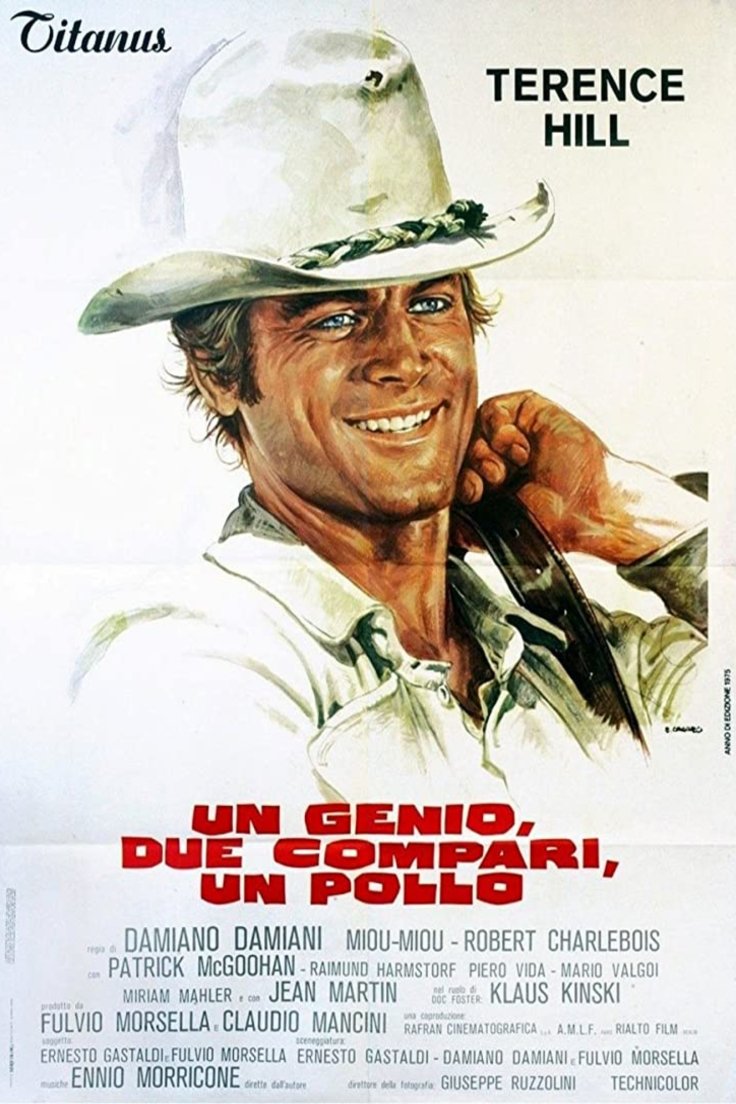 L'affiche originale du film Un génie, deux associées, une cloche en italien