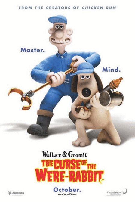 L'affiche du film Wallace et Gromit: le mystère du lapin-garou
