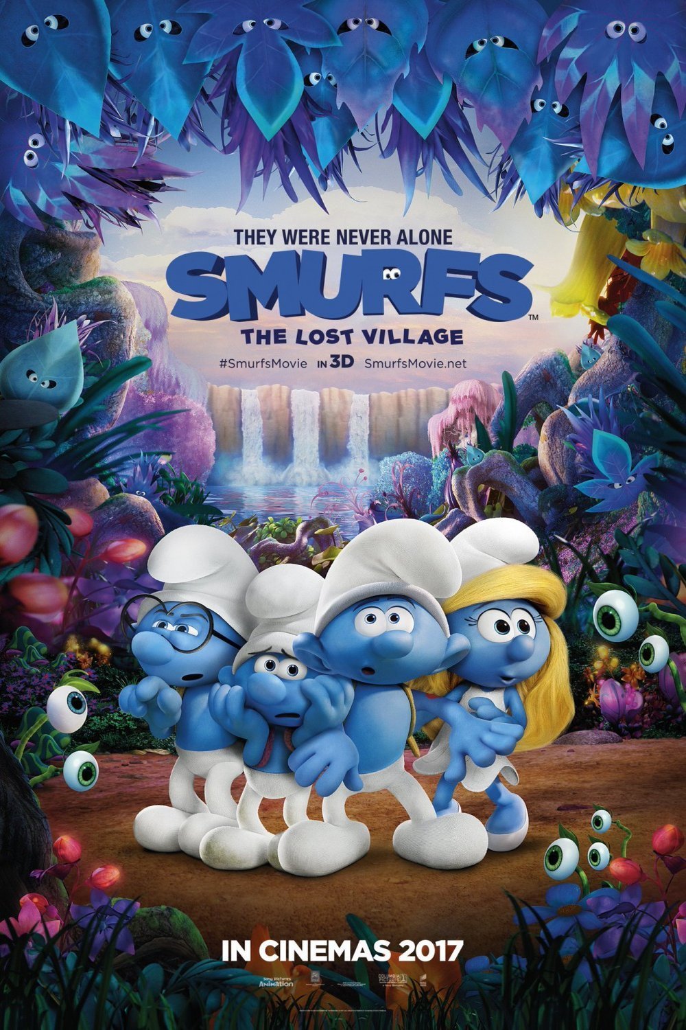 L'affiche du film Smurfs: The Lost Village