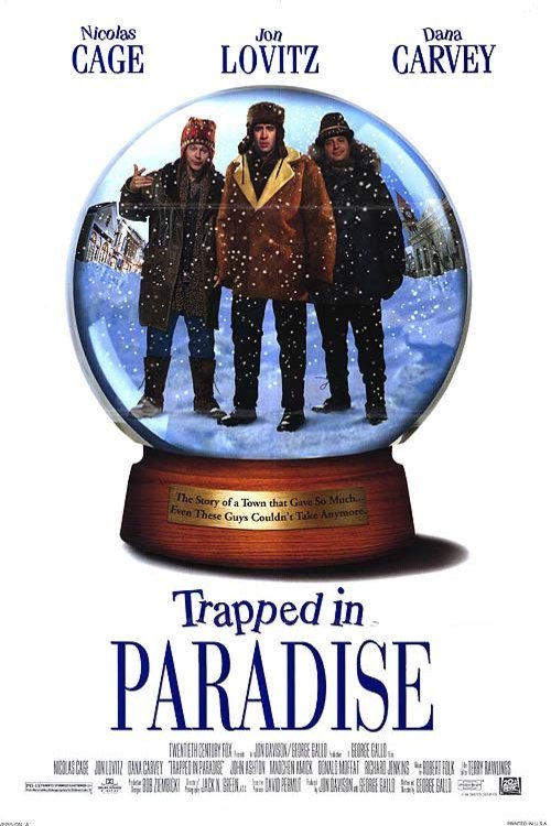 L'affiche du film Trapped in Paradise