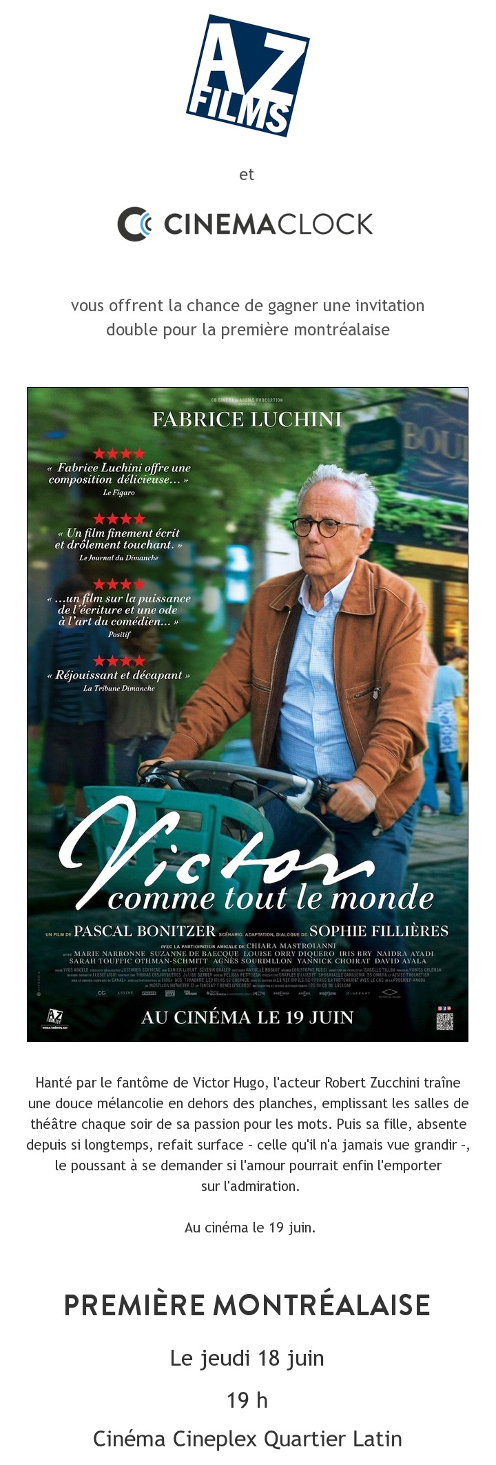 Promotion: Victor comme tout le monde