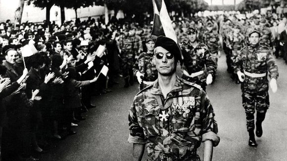 Photo from the movie The Battle of Algiers