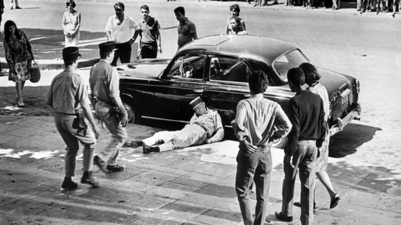 Photo from the movie The Battle of Algiers