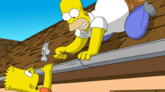 Photo from the movie The Simpsons Movie