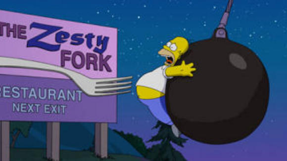 Photo from the movie The Simpsons Movie
