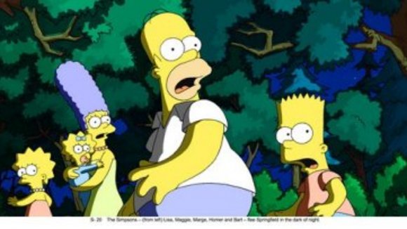 Photo from the movie The Simpsons Movie