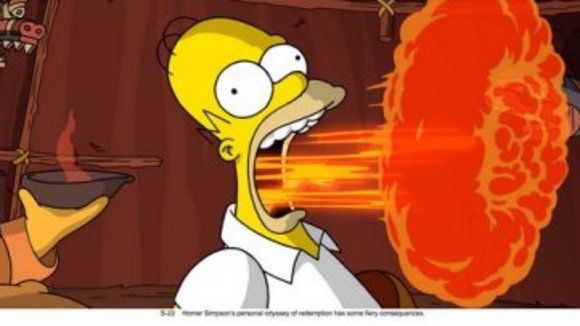 Photo from the movie The Simpsons Movie