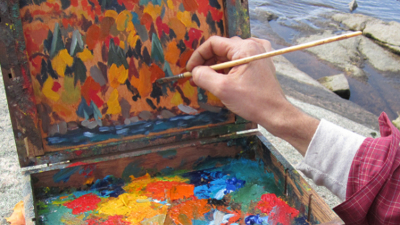 Photo from the movie West Wind: A Vision of Tom Thomson [2012]