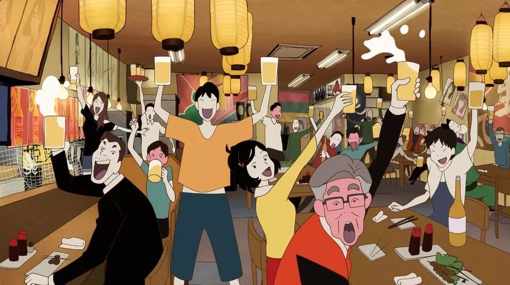 Photo from the movie Yoru wa mijikashi aruke yo otome [2017]