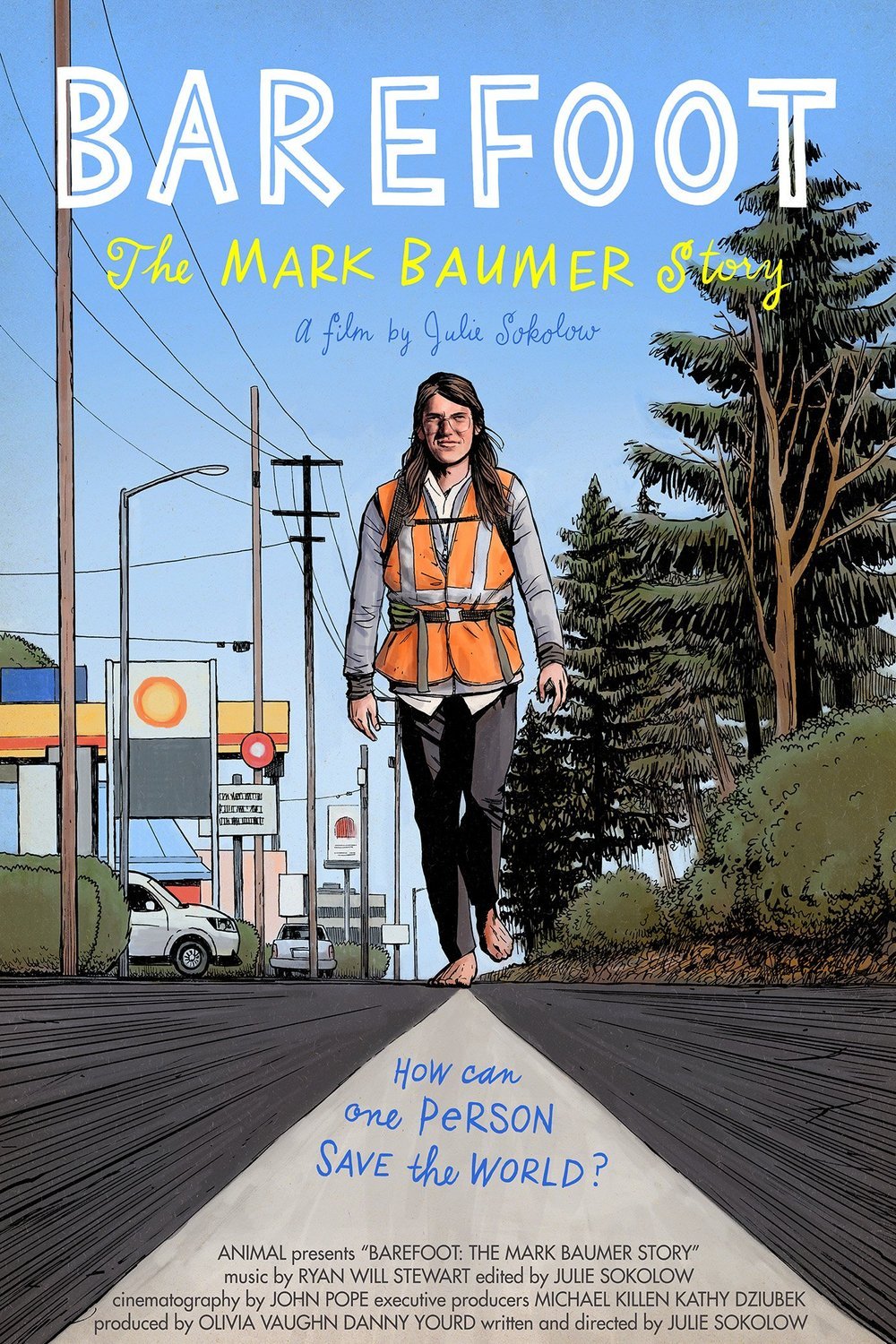 L'affiche du film Barefoot: The Mark Baumer Story