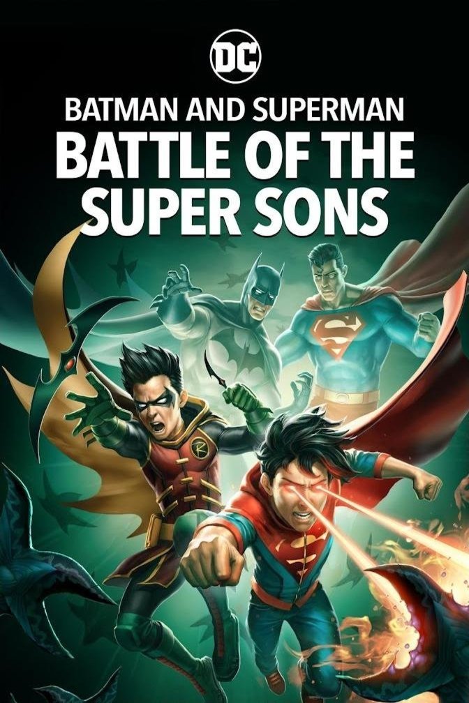 L'affiche du film Batman and Superman: Battle of the Super Sons
