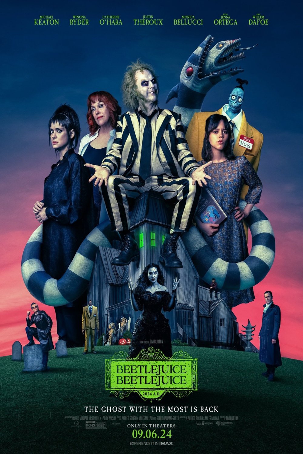 L'affiche du film Beetlejuice Beetlejuice [2024]