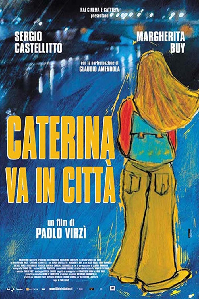 Italian poster of the movie Caterina in the Big City