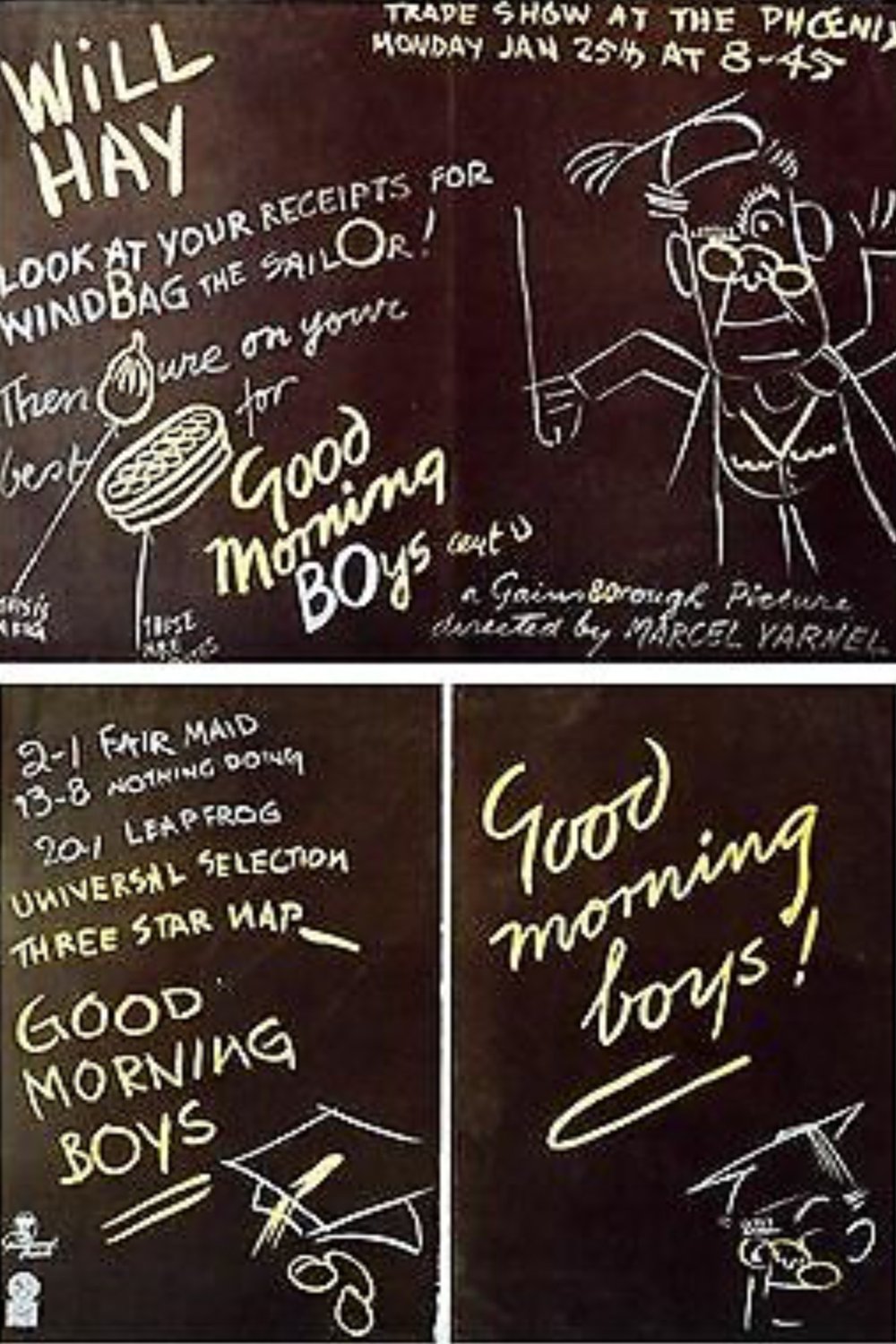 Poster of the movie Good Morning, Boys [1937]