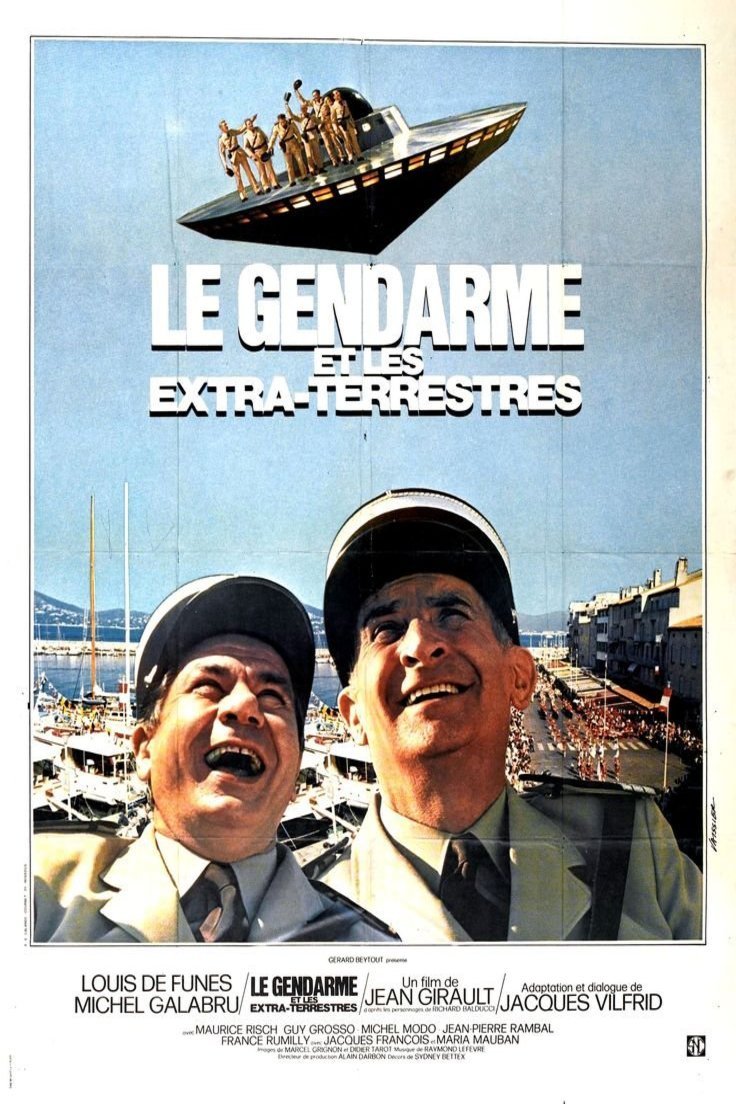 L'affiche du film Le gendarme et les extra-terrestres