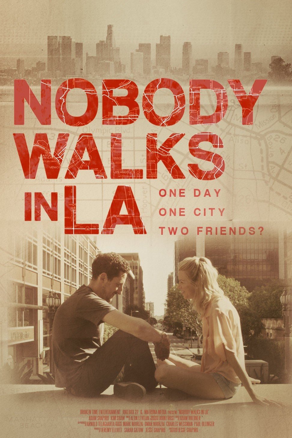 L'affiche du film Nobody Walks in L.A.