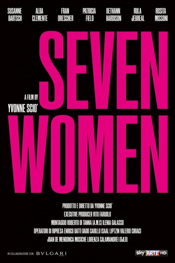 L'affiche originale du film Seven Women en italien