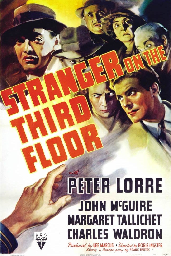 L'affiche du film Stranger on the Third Floor [1940]