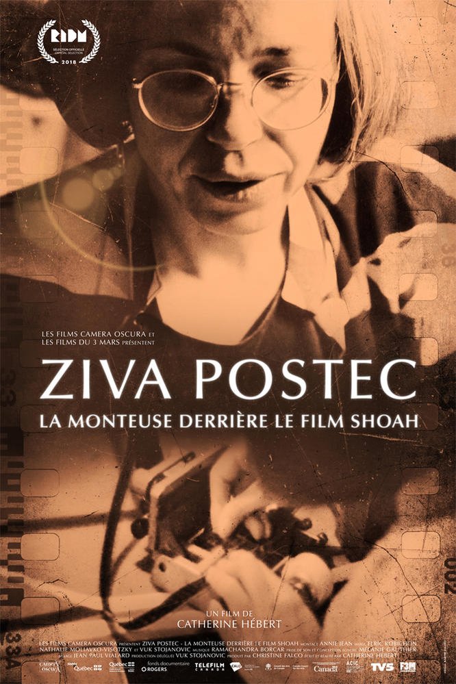L'affiche du film Ziva Postec. La monteuse derrière le film Shoah